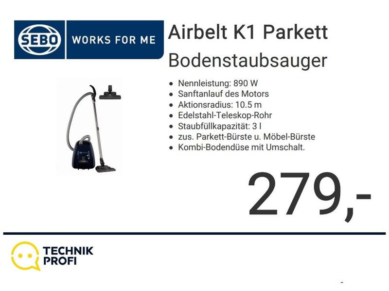 SEBO Airbelt K1 Parkett
