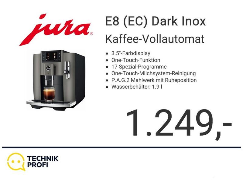 Jura E8 (EC) Dark Inox
