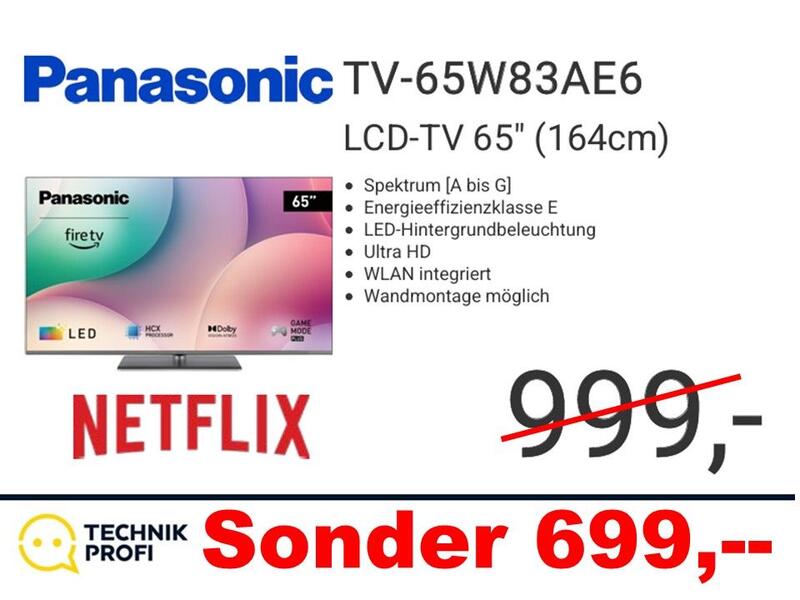 Panasonic TV65W83AE6