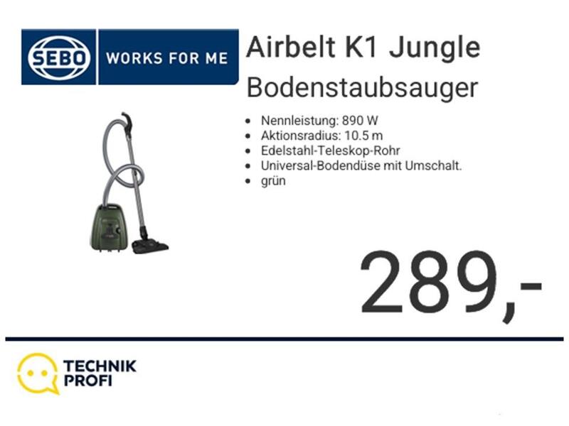 SEBO Airbelt K1 Jungle