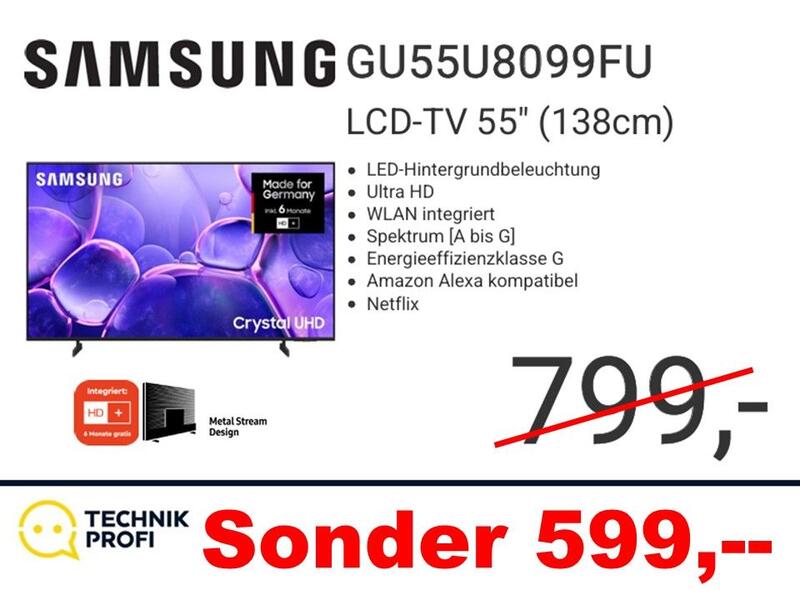 Samsung GU55U8099FU