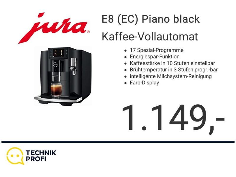 Jura E8 (EC) Piano Black
