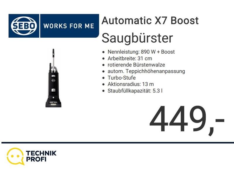 SEBO Automatic X7 Boost