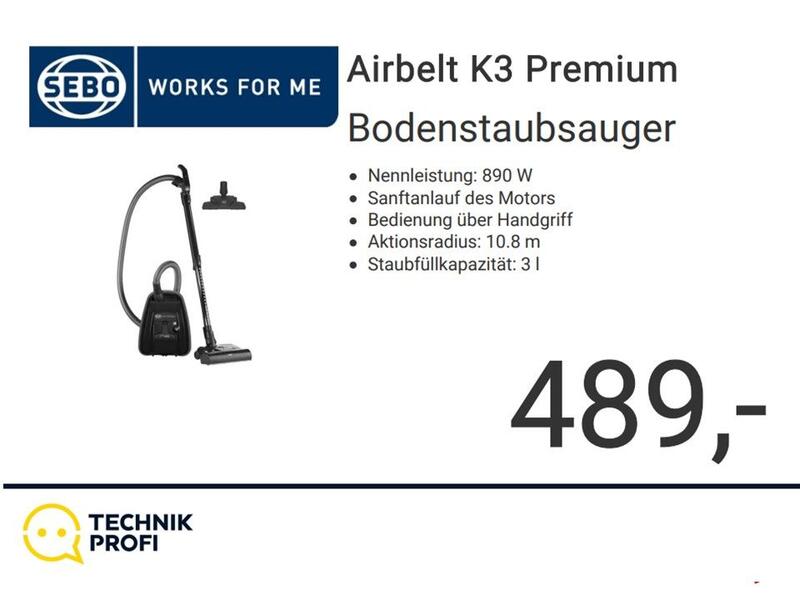SEBO Aibelt K3 Premium