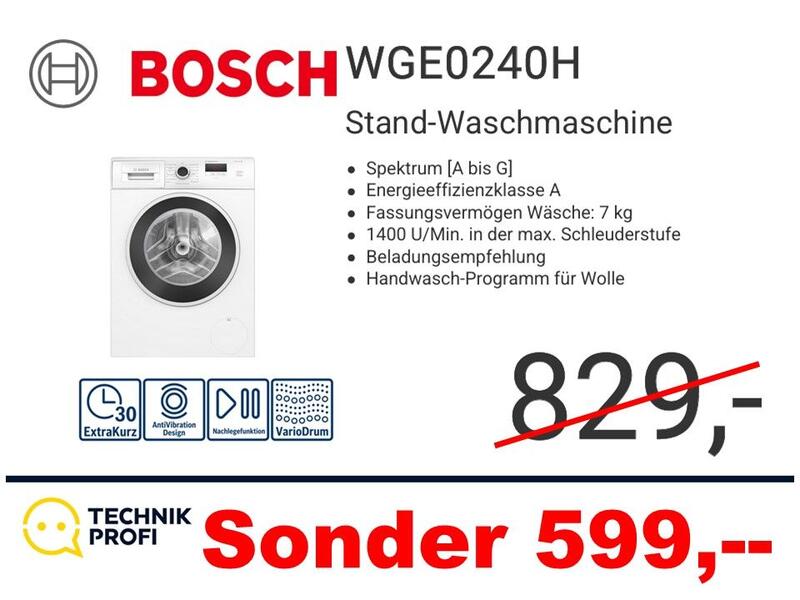 Bosch WGE0240H