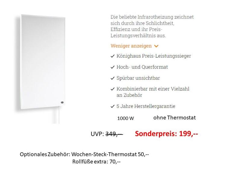 Könghaus Infrarotheizung