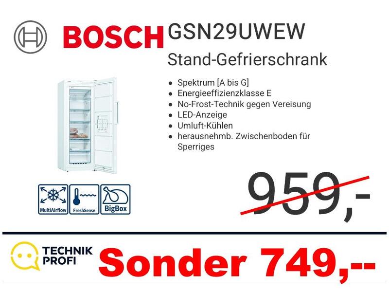 Bosch GSN29UWEW