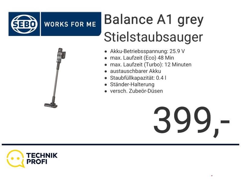 SEBO Balance A1 Grey