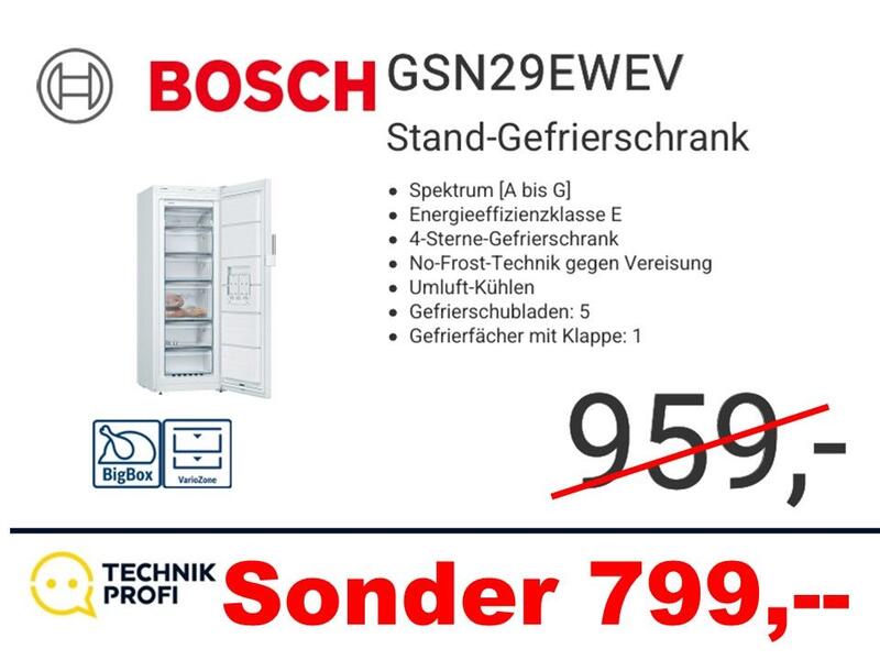Bosch GSN29EWEV