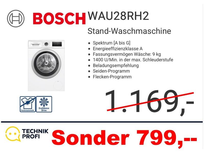 Bosch WAU28RH2